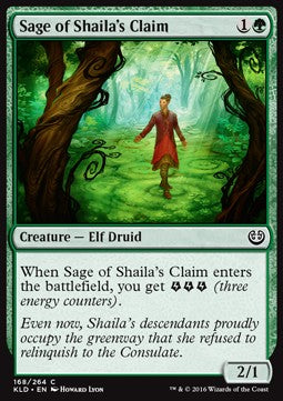Sage of Shaila's Claim - Kaladesh (Common) [KLD-168]
