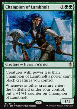 Champion of Lambholt - Commander 2016 (Rare) [C16-144]