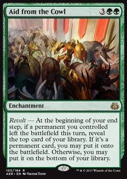 Aid from the Cowl - Aether Revolt (Rare) [AER-105]