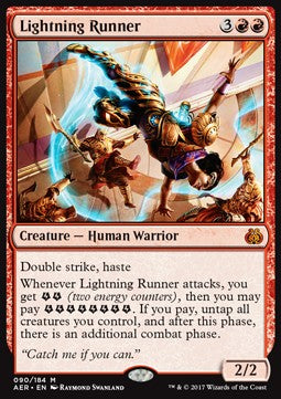 Lightning Runner - Aether Revolt (Mythic) [AER-90]