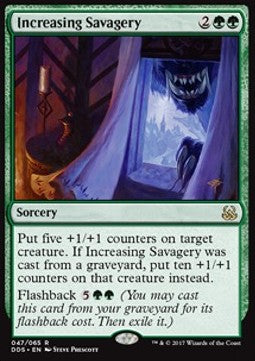 Increasing Savagery - Duel Decks: Mind vs. Might (Rare) [DDS-47]
