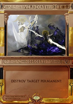 Vindicate - Amonkhet Invocations (Masterpiece) [AKHI-30]