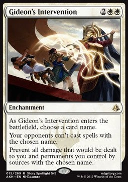 Gideon's Intervention - Amonkhet (Rare) [AKH-15]