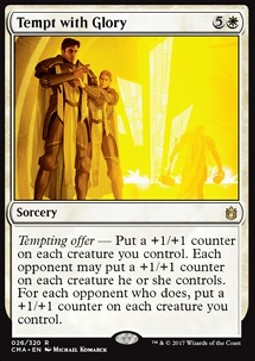 Tempt with Glory - Commander Anthology (Rare) [CMA-26]