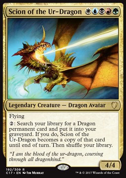 Scion of the Ur-Dragon - Commander 2017 (Rare) [C17-192]