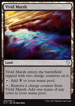 Vivid Marsh - Commander 2017 (Uncommon) [C17-292]