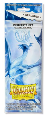Dragon shield perfect fit sealable sleeves -clear (100 Sleeves)