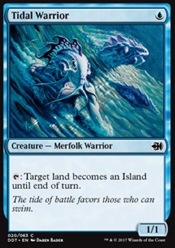 Tidal Warrior - Duel Decks: Merfolk vs. Goblins (Common) [DDT-20]