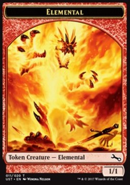 Elemental Token (Red 1/1) - Unstable (Token) [UST-T11]