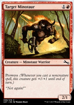 Target Minotaur (V.2) - Unstable (Common) [UST-98]