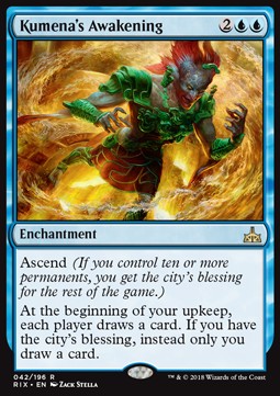 Kumena's Awakening - Rivals of Ixalan (Rare) [RIX-42]