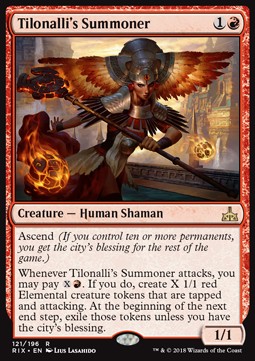 Tilonalli's Summoner - Rivals of Ixalan (Rare) [RIX-121]