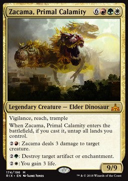 Zacama, Primal Calamity - Rivals of Ixalan (Mythic) [RIX-174]