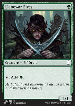 Llanowar Elves - Dominaria (Common) [DOM-168]