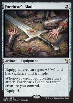 Forebear's Blade - Dominaria (Rare) [DOM-214]