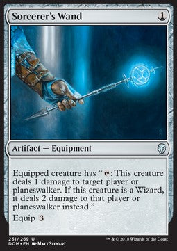 Sorcerer's Wand - Dominaria (Uncommon) [DOM-231]