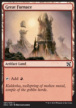 Great Furnace - Duel Decks: Elves vs. Inventors (Common) [DDU-67]