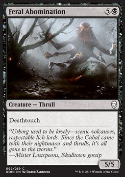 Feral Abomination - Dominaria (Common) [DOM-92]