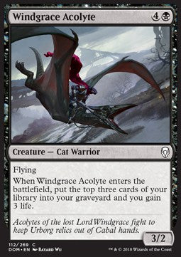 Windgrace Acolyte - Dominaria (Common) [DOM-112]