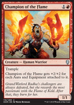 Champion of the Flame - Dominaria (Uncommon) [DOM-116]