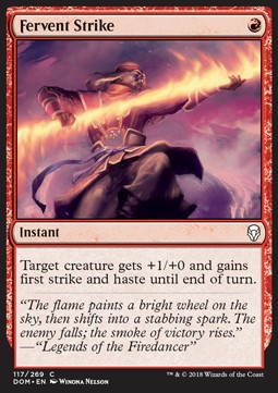 Fervent Strike - Dominaria (Common) [DOM-117]