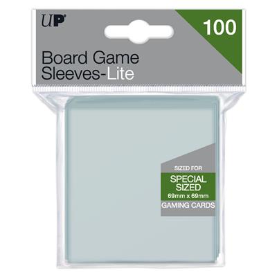 UP - Board Game Sleeves-Lite - Special Sized 69x69mm (100 Sleeves)