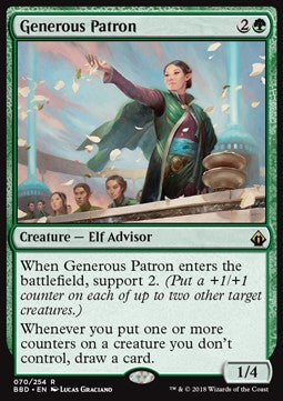 Generous Patron - Battlebond (Rare) [BBD-70]