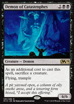 Demon of Catastrophes - Core 2019 (Rare) [M19-91]