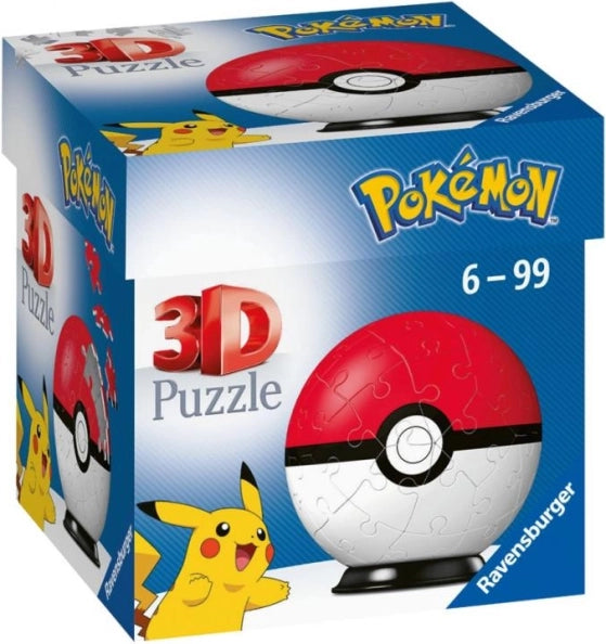 Ravensburger Pokemon Poke Ball - 3D Jigsaw Puzzle (55 Pcs.) 6+ Years
