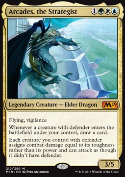 Arcades, the Strategist - Core 2019 (Mythic) [M19-212]