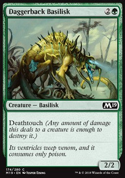 Daggerback Basilisk - Core 2019 (Common) [M19-174]