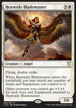 Heavenly Blademaster - Commander 2018 (Rare) [C18-3]