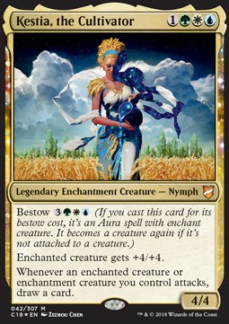 Kestia, the Cultivator - Commander 2018 (Mythic) [C18-42]
