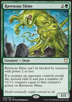 Ravenous Slime - Commander 2018 (Rare) [C18-34]