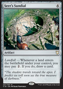 Seer's Sundial - Commander 2018 (Rare) [C18-221]