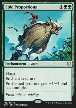 Epic Proportions - Commander 2018 (Rare) [C18-142]