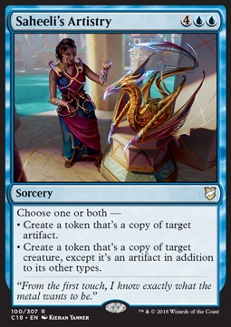 Saheeli's Artistry - Commander 2018 (Rare) [C18-100]