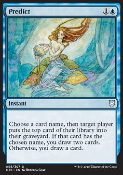 Predict - Commander 2018 (Uncommon) [C18-98]
