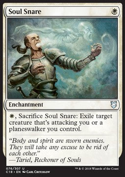 Soul Snare - Commander 2018 (Uncommon) [C18-76]