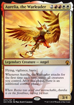 Aurelia, the Warleader - Guilds of Ravnica: Guild Kits (Mythic) [GK1-77]