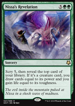 Nissa's Revelation - Magic Game Night (Rare) [GNT-47]