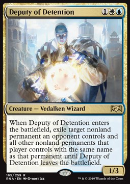 Deputy of Detention - Ravnica Allegiance (Rare) [RNA-165]