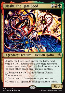 Ulasht, the Hate Seed - Ravnica Allegiance: Guild Kits (Rare) [GK2-100]