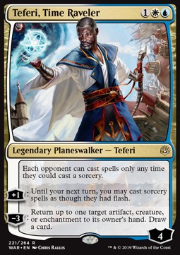 Teferi, Time Raveler⁣ - War of the Spark⁣ (Rare)⁣ [221]