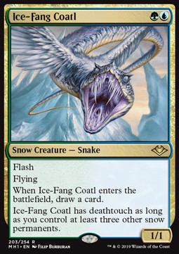 Ice-Fang Coatl - Modern Horizons (Rare) [MH1-203]
