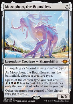 Morophon, the Boundless - Modern Horizons (Mythic) [MH1-1]