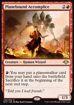 Planebound Accomplice - Modern Horizons (Rare) [MH1-140]