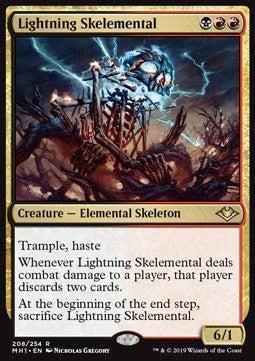 Lightning Skelemental - Modern Horizons (Rare) [MH1-208]