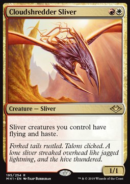 Cloudshredder Sliver - Modern Horizons (Rare) [MH1-195]