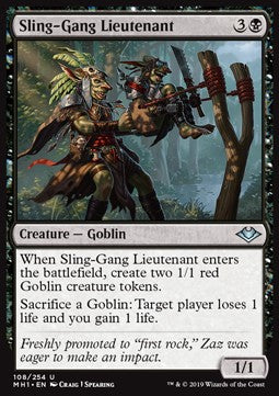 Sling-Gang Lieutenant - Modern Horizons (Uncommon) [MH1-108]